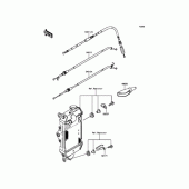 Схема вузла: Кабелі для Kawasaki KLX250 D-Tracker X
