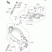 Схема узла: Рама для Kawasaki ZX636 Ninja ZX-6R