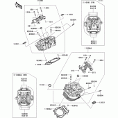 Схема вузла: Головка циліндра для Kawasaki VN1700 VN1700 Classic ABS
