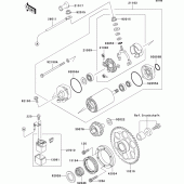 Схема вузла: Starter motor для Kawasaki VN1500 VN1500 Drifter
