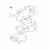 Схема узла: Поворотники для Kawasaki EJ800 W800