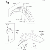Схема вузла: Крило для Kawasaki KX250/ KX252 KX250
