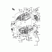 Схема вузла: Картер двигуна для Kawasaki EX400 Ninja 400R ABS