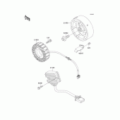 Схема вузла: Генератор для Kawasaki KLE500