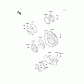 Схема вузла: Engine cover(s) для Kawasaki ZG1200 Voyager XII