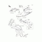 Схема узла: Taillight(s) для Kawasaki ZR750 Z750