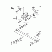Схема вузла: Лапка гальма для Kawasaki ZX400 ZXR400R
