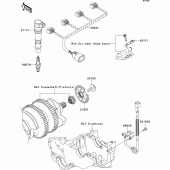Схема вузла: Ignition system для Kawasaki ZX1400 ZZR1400 ABS