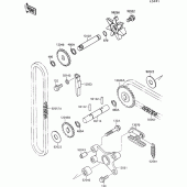Схема вузла: Водяний насос для Kawasaki VN1500 VN-15 SE