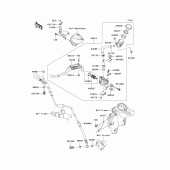 Схема узла: Clutch master cylinder для Kawasaki ZX1400 Ninja ZX-14