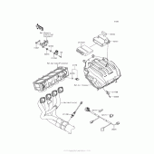 Схема вузла: Fuel Injection для Kawasaki ZR900 Z900