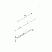 Схема вузла: Троси для Kawasaki ZX1000 Ninja ZX-10R ABS