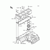 Схема узла: Цилиндр & Поршень для Kawasaki ZR1200 ZRX1200S