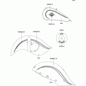 Схема вузла: Decals(vn800-e1) для Kawasaki VN800 Vulcan 800 Drifter