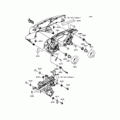 Схема вузла: Headlight(s) для Kawasaki ZX1000 Ninja 1000 ABS