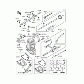 Схема вузла: Прискорювальний насос Kawasaki ZX400 ZXR400R
