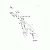 Схема узла: Ignition system для Kawasaki KX250/ KX252 KX250F