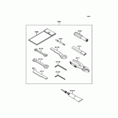 Схема вузла: Набір інструментів для Kawasaki ER250 Z250 ABS