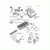 Схема вузла: Fuel Injection для Kawasaki KLZ1000 Versys 1000