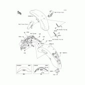 Схема узла: Fenders(1/2) для Kawasaki VN1700 VN1700 Voyager ABS