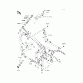 Схема узла: Рама для Kawasaki VN900 VN900 Classic