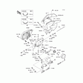 Схема вузла: Headlight(s) для Kawasaki KLX250 KLX250SF