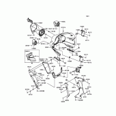 Схема вузла: Cowling(Outer) для Kawasaki VN1700 Vulcan 1700 Vaquero ABS