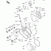 Схема вузла: Engine cover(s)(1/2)(kx85-a3/b3) для Kawasaki KX85 KX85