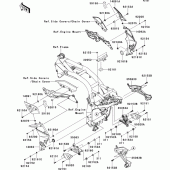 Схема узла: Крепление двигателя для Kawasaki ZR750 Z750R ABS