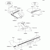 Схема узла: Decal(blue/rose/eventide)(zx600-d3) для Kawasaki ZX600 ZZ-R600