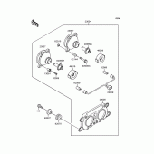 Схема узла: Фара для Kawasaki ZX400 ZXR400R