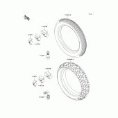 Схема узла: Шины для Kawasaki ZG1200 Voyager XII