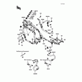 Схема вузла: Рама для Kawasaki ZG1200 Voyager XII