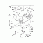 Схема узла: Карбюратор для Kawasaki EJ650 W650