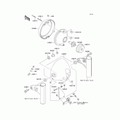Схема вузла: Фара для Kawasaki EJ650 W650