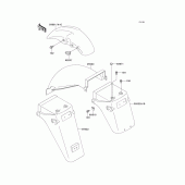 Схема узла: Крыло для Kawasaki EX500 GPZ500S