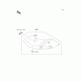 Схема узла: Сиденье для Kawasaki EX650 Ninja 650