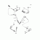 Схема вузла: Котушка запалювання для Kawasaki VN400 Vulcan Drifter