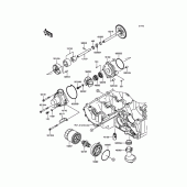 Схема вузла: Масляний насос для Kawasaki ZR800 Z800