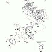 Схема узла: Chain cover для Kawasaki VN1700 VN1700 Classic ABS