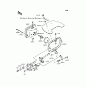 Схема вузла: Фара для Kawasaki ZR1200 ZRX1200R