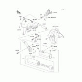 Схема вузла: Вихлопна система для Kawasaki KX85 KX85