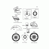 Схема вузла: Наклейки для Kawasaki VN1700 Vulcan 1700 Vaquero ABS