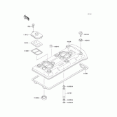 Схема узла: Клапанная крышка для Kawasaki ZX900 Ninja ZX-9R