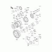 Схема вузла: Clutch(1/2) для Kawasaki ZG1000 Concours