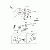 Схема вузла: Кермо для Kawasaki ZX400 ZZR400