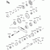 Схема вузла: Balancer для Kawasaki ZX1100 ZZ-R1100