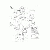 Схема вузла: Fuel tank(1/2) для Kawasaki EN500 Vulcan 500 LTD