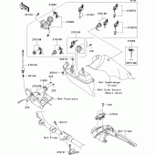 Схема узла: Замок зажигания для Kawasaki VN1700 VN1700 Voyager ABS