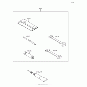 Схема вузла: Інструмент для Kawasaki BR125 Z125 Pro